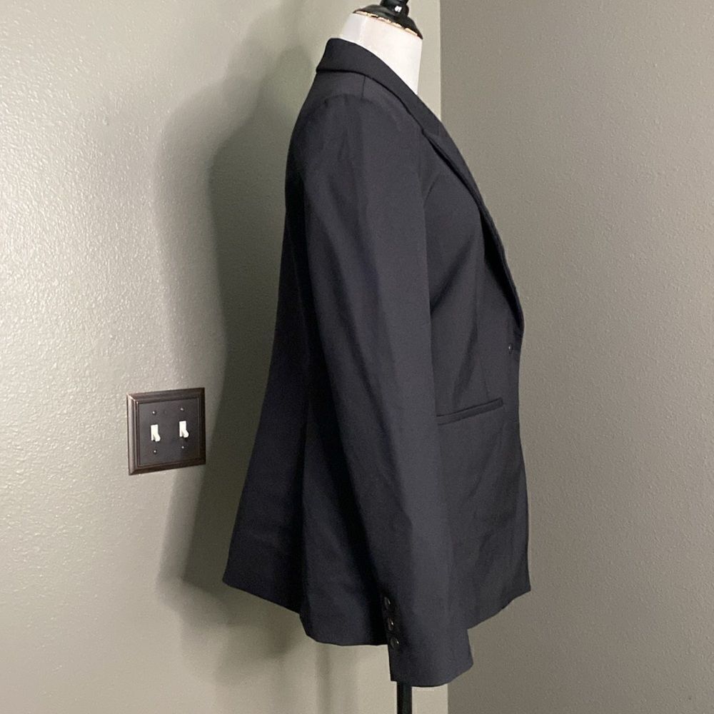 Halogen Black Blazer Jacketsingle Button - image 4